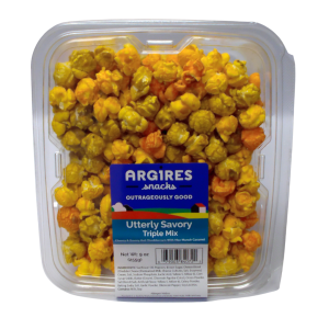 Spicy Hot, Cheese & Caramel Popcorn Triple Mix - Single Serve - 9 oz container