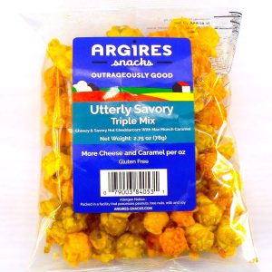 Spicy Hot, Cheese & Caramel Popcorn Triple Mix - Grab n’ Go - 2.75oz Package